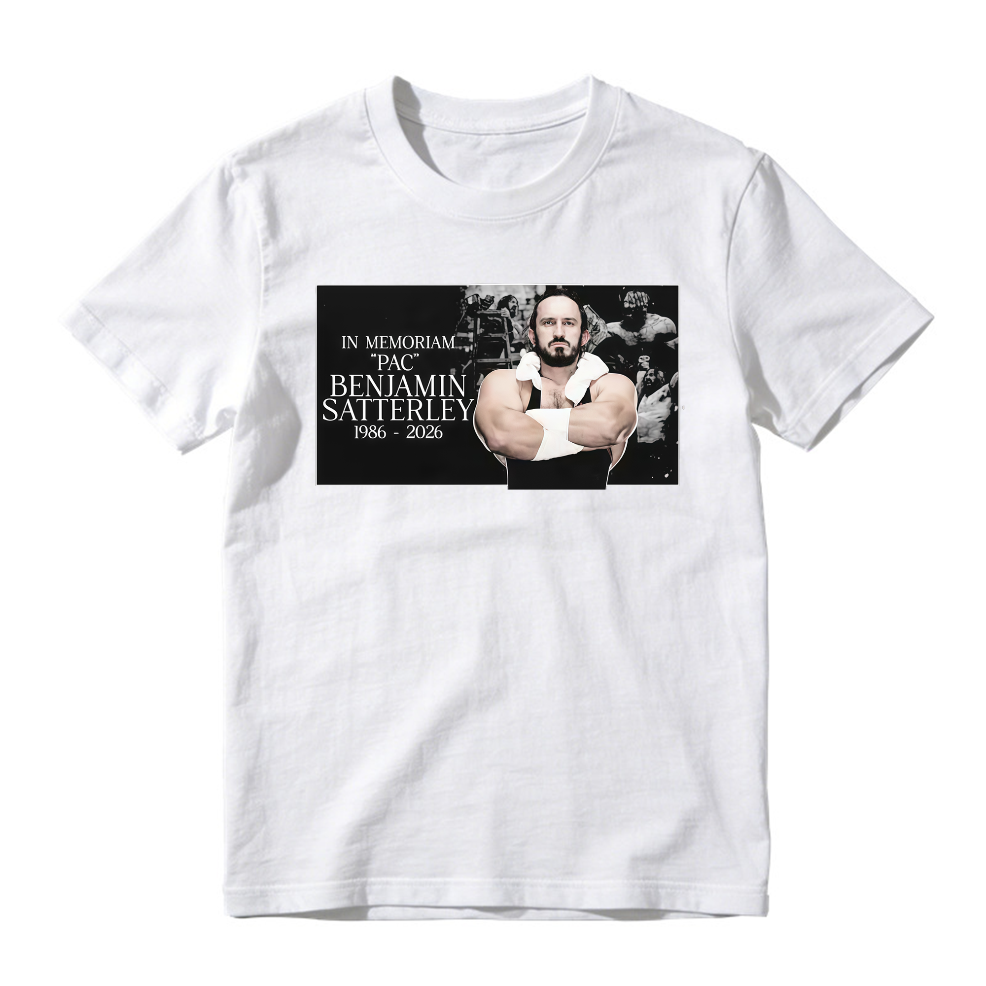 Wrestling Memorial Shirt, In Memoriam Athlete Tribute Tee, 1986 2026 Graphic T-Shirt, Wrestling Fan Gift