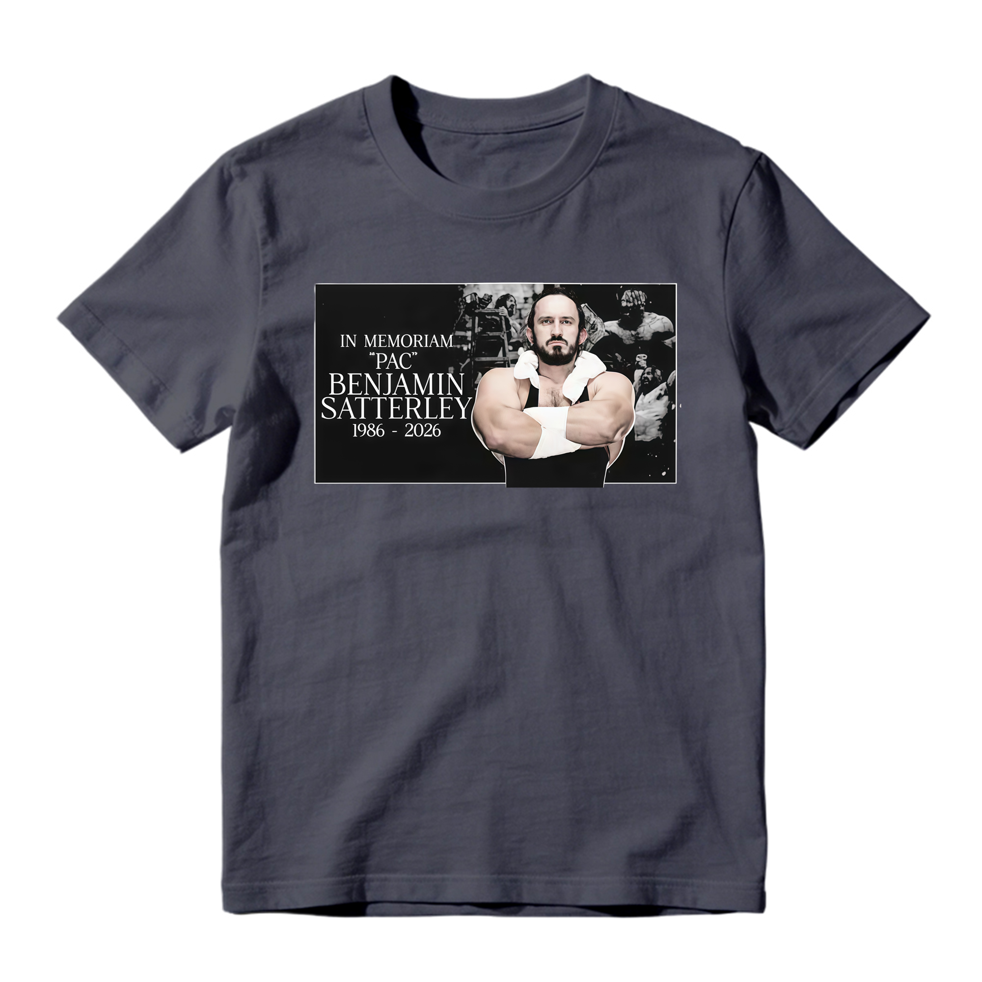 Wrestling Memorial Shirt, In Memoriam Athlete Tribute Tee, 1986 2026 Graphic T-Shirt, Wrestling Fan Gift