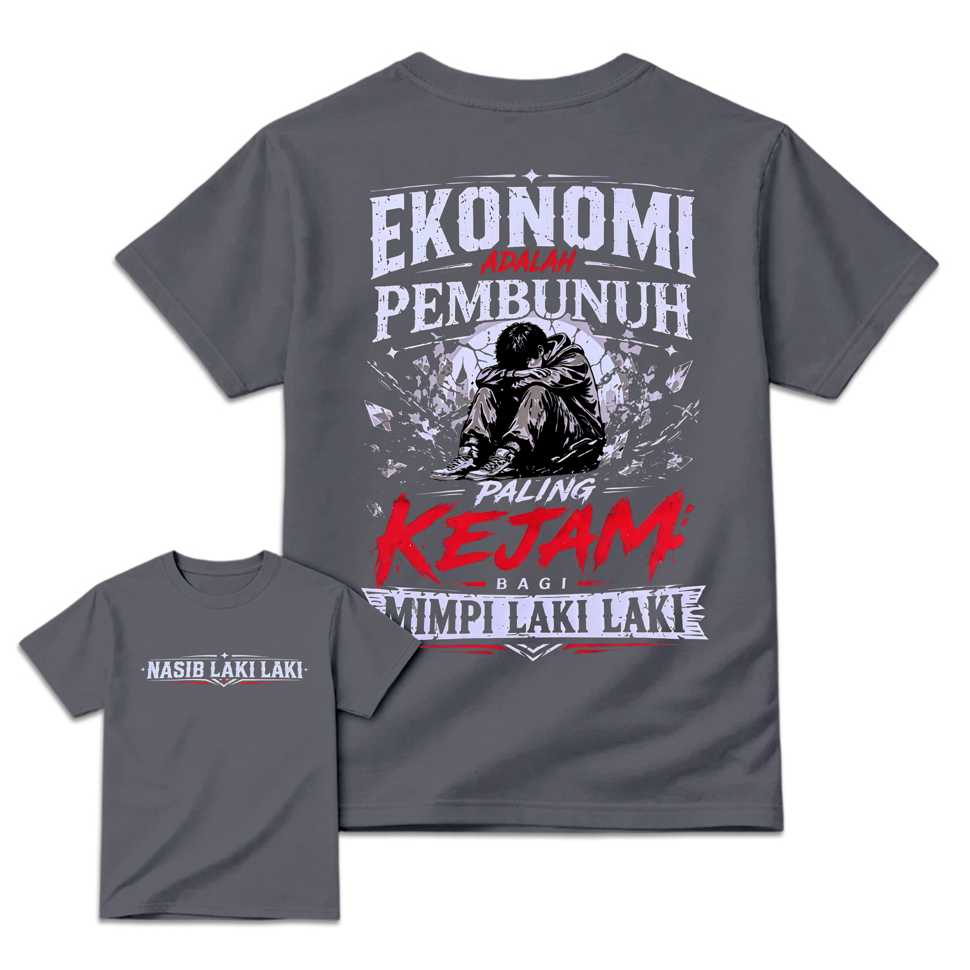Indonesian Quote Streetwear Graphic T-Shirt