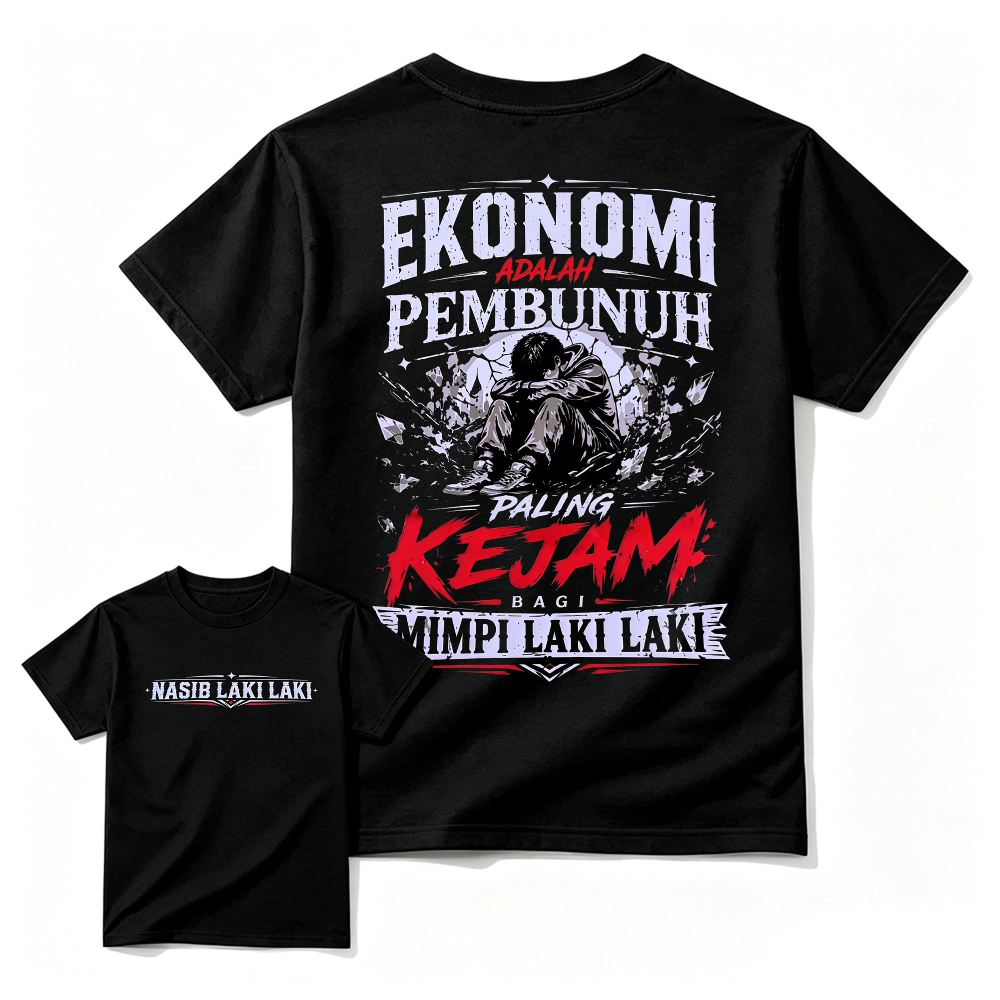 Indonesian Quote Streetwear Graphic T-Shirt