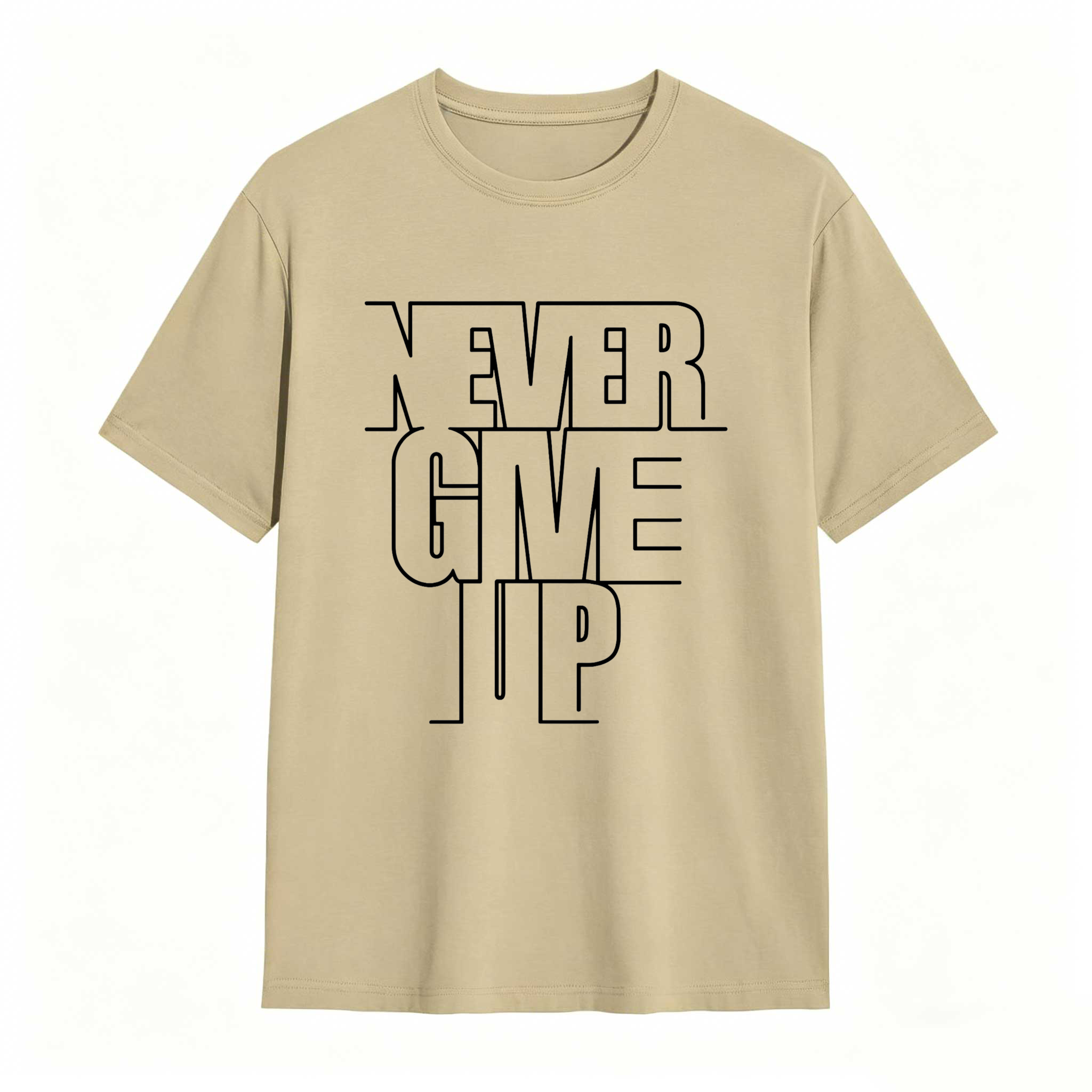 Dorawear™ Never Give Up T Shirt 100% cotton