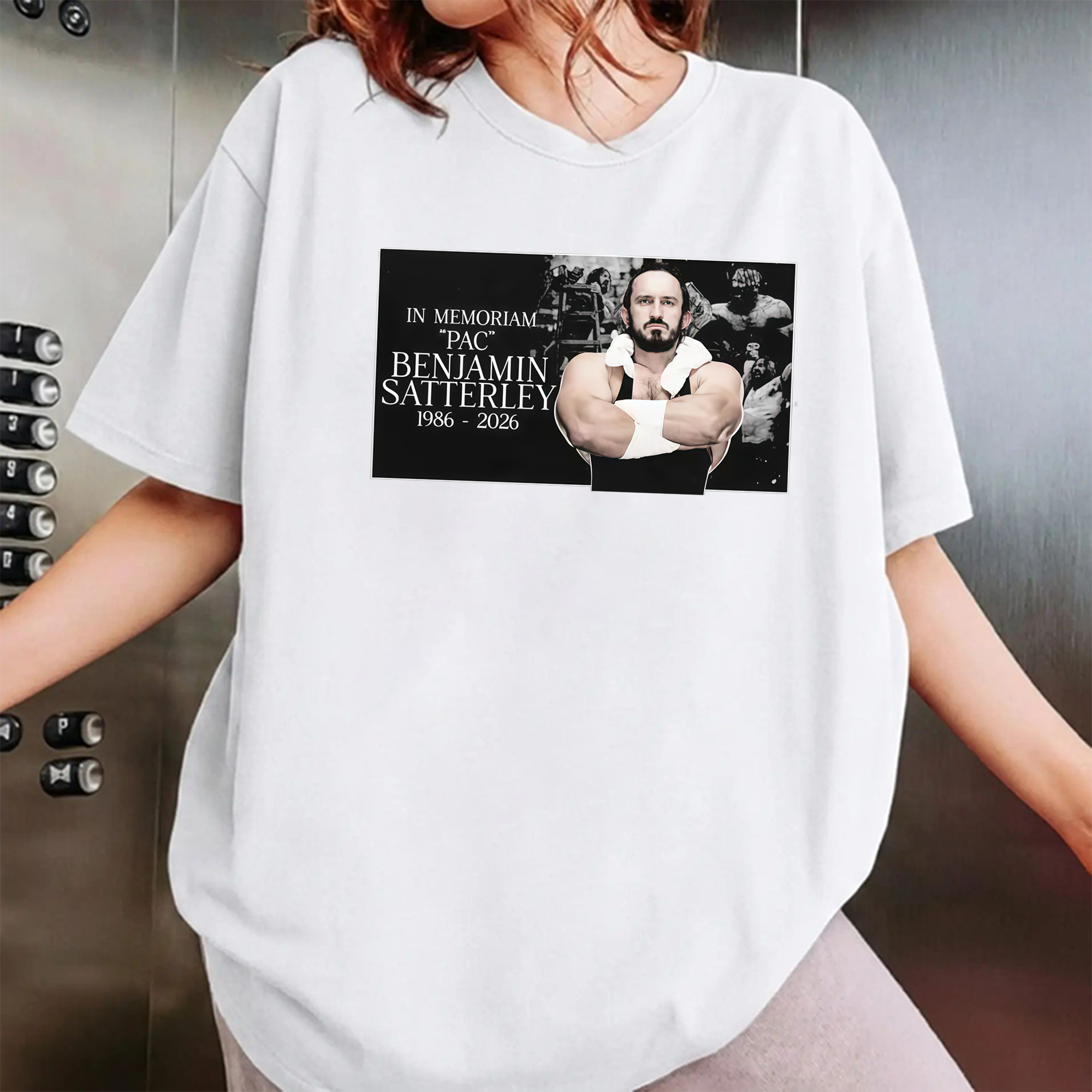Wrestling Memorial Shirt, In Memoriam Athlete Tribute Tee, 1986 2026 Graphic T-Shirt, Wrestling Fan Gift