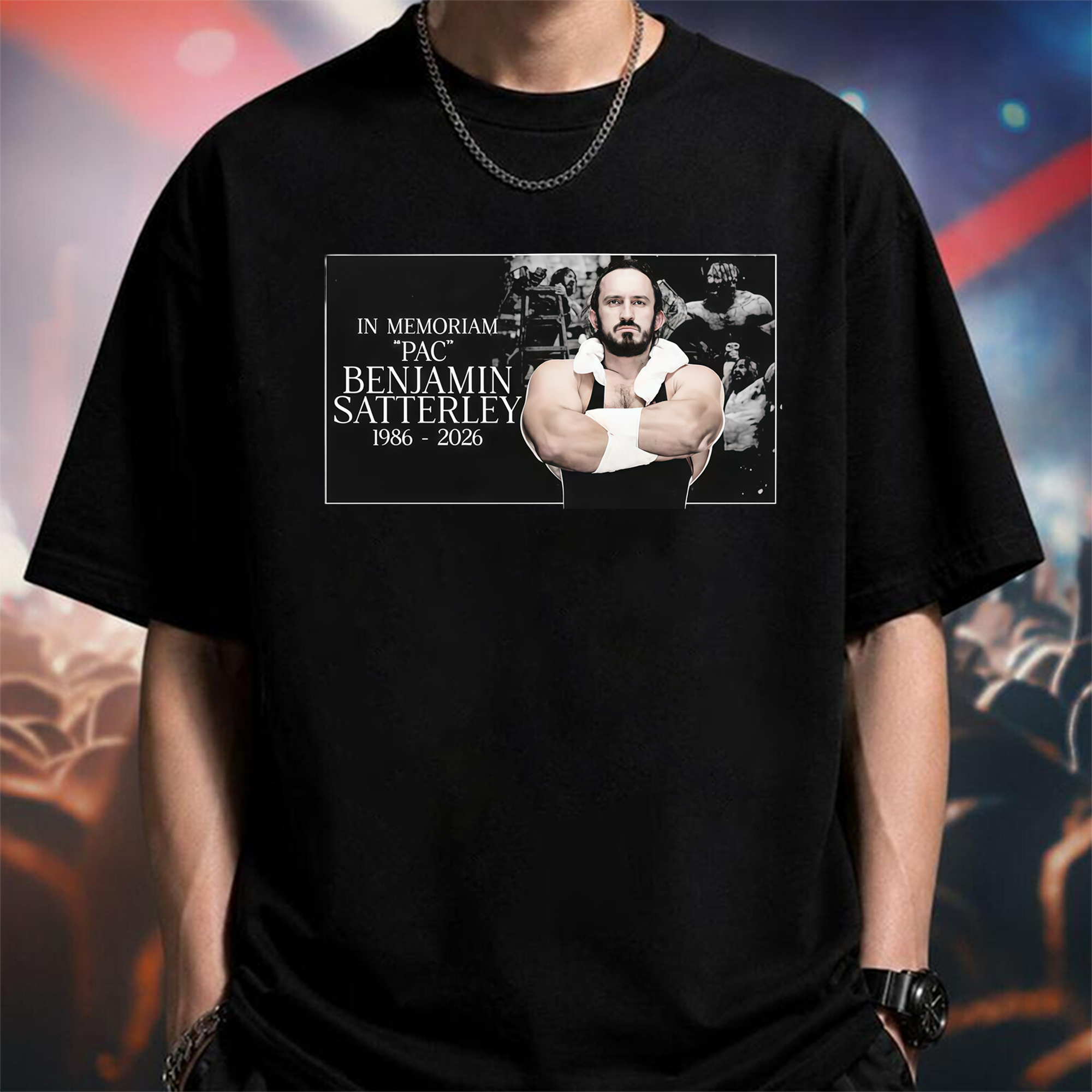 Wrestling Memorial Shirt, In Memoriam Athlete Tribute Tee, 1986 2026 Graphic T-Shirt, Wrestling Fan Gift
