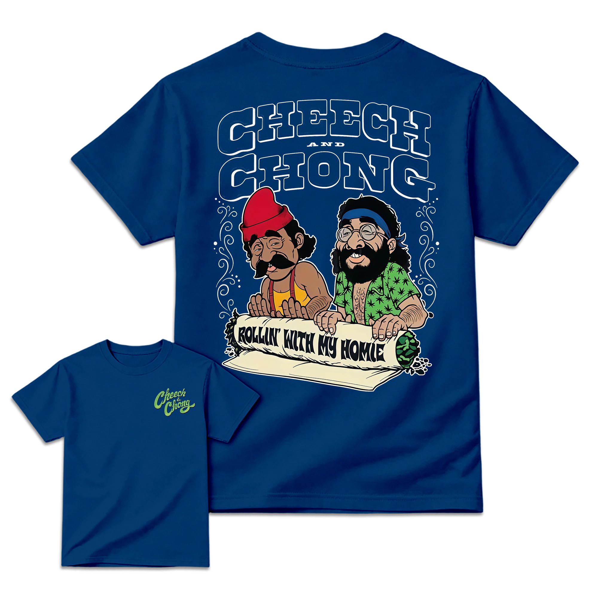 CHEECH-CH0NG Vintage 70s Comedy Movie Retro Graphic T-Shirt