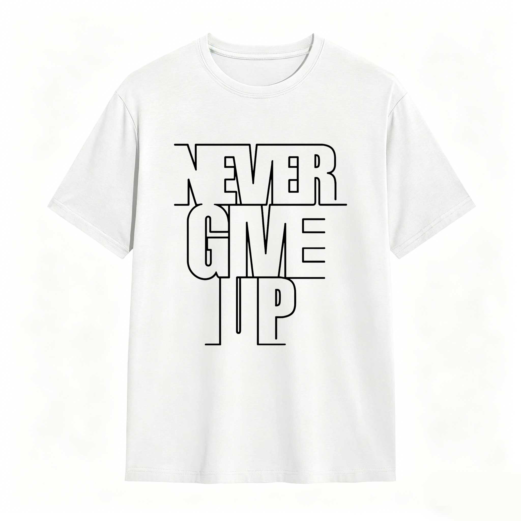 Dorawear™ Never Give Up T Shirt 100% cotton