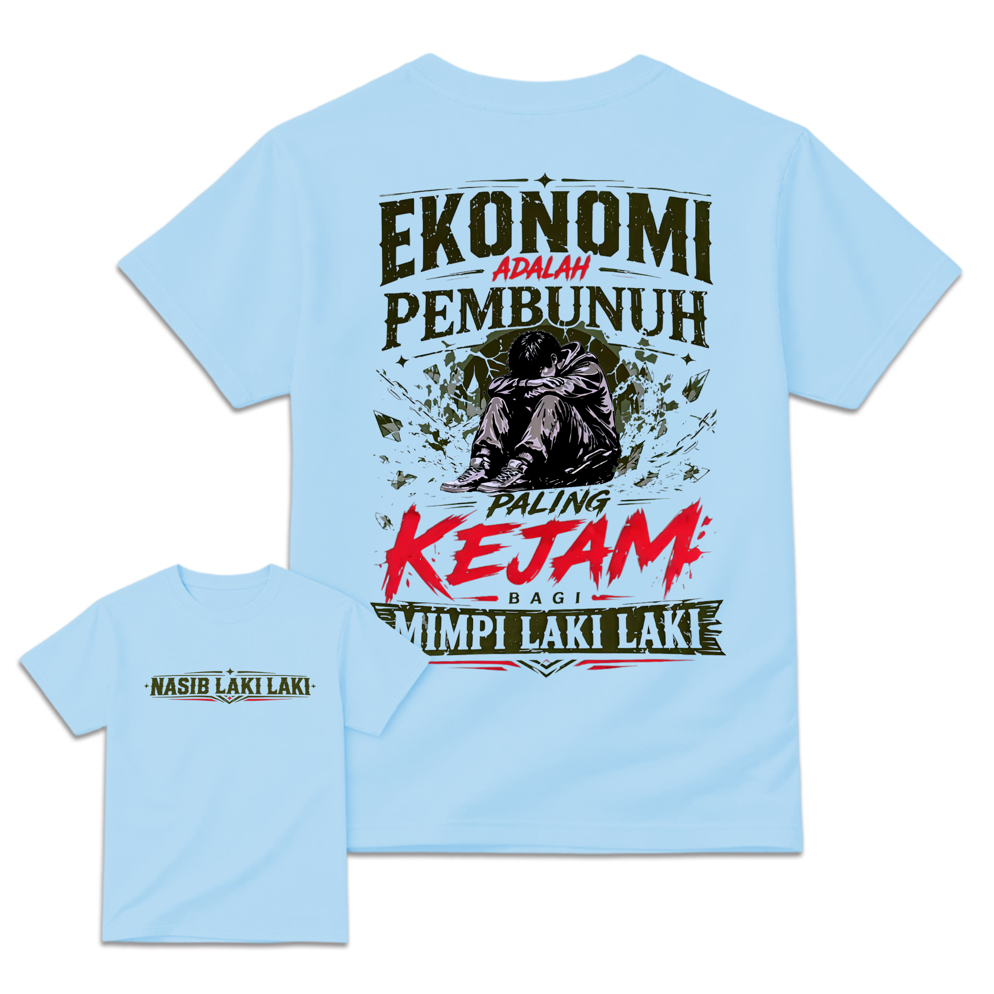 Indonesian Quote Streetwear Graphic T-Shirt