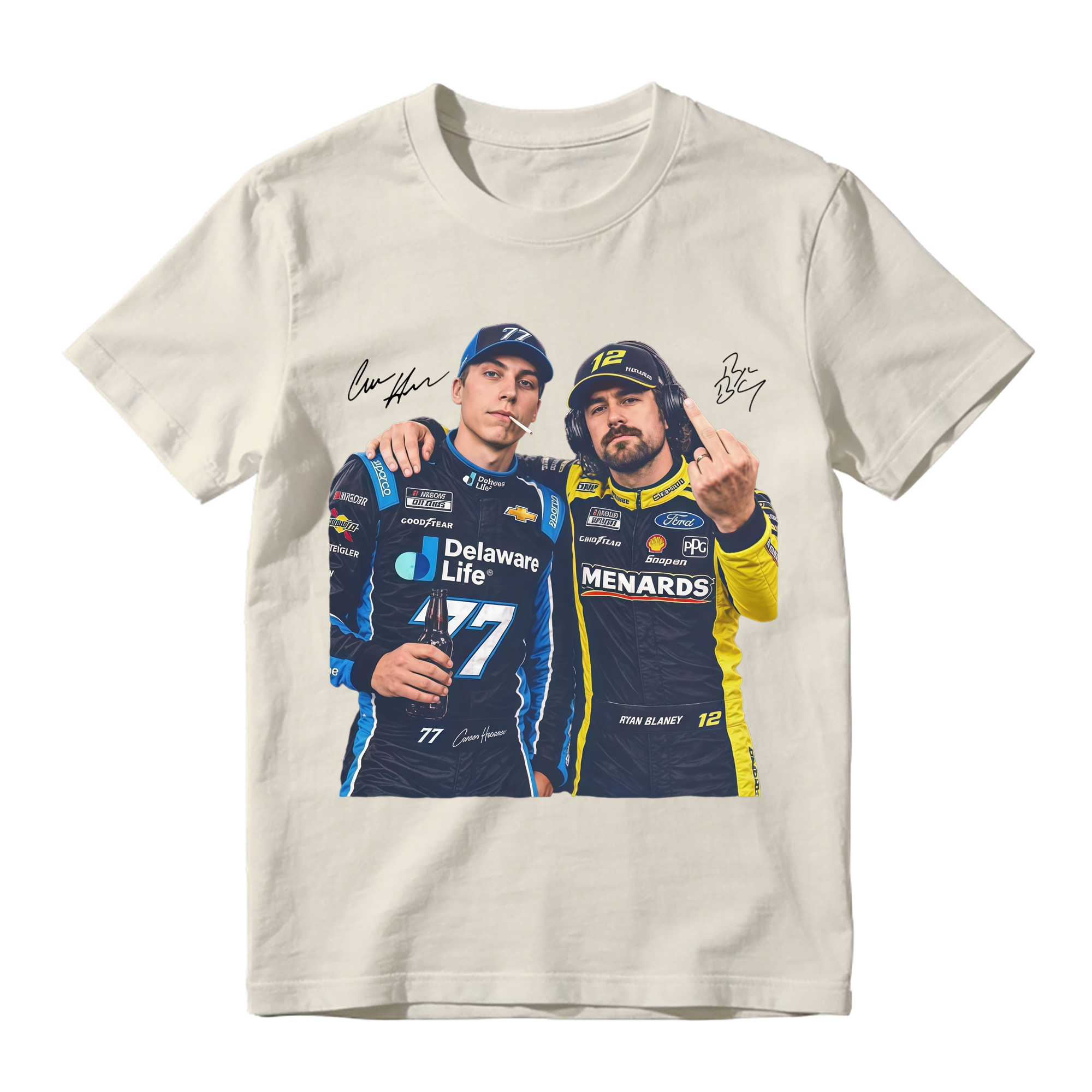 Hocevar Really Gave Blaney The Two-Piece Comfort Colors Shirt Carson Hocevar Ryan Blaney Fight Sweatshirt, Racing Graphic Tee