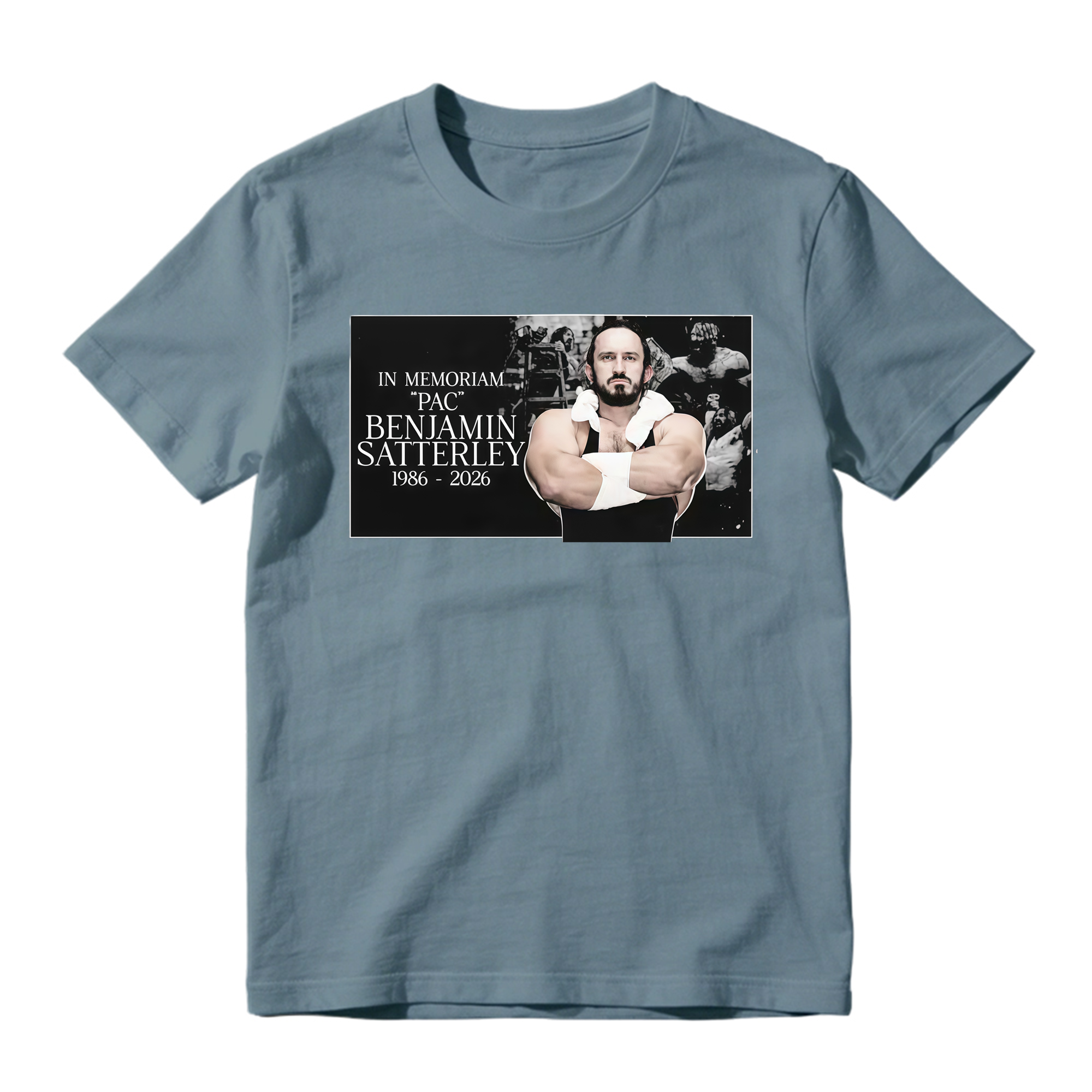 Wrestling Memorial Shirt, In Memoriam Athlete Tribute Tee, 1986 2026 Graphic T-Shirt, Wrestling Fan Gift