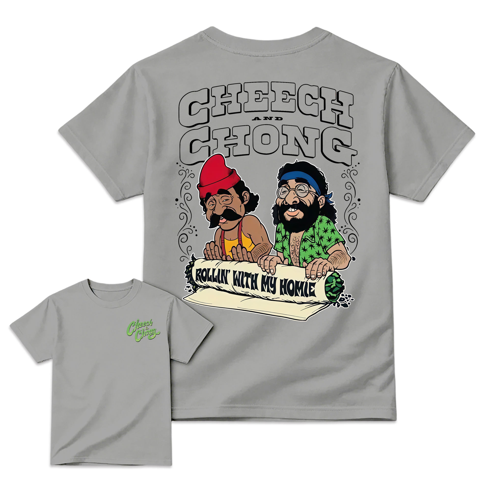 CHEECH-CH0NG Vintage 70s Comedy Movie Retro Graphic T-Shirt