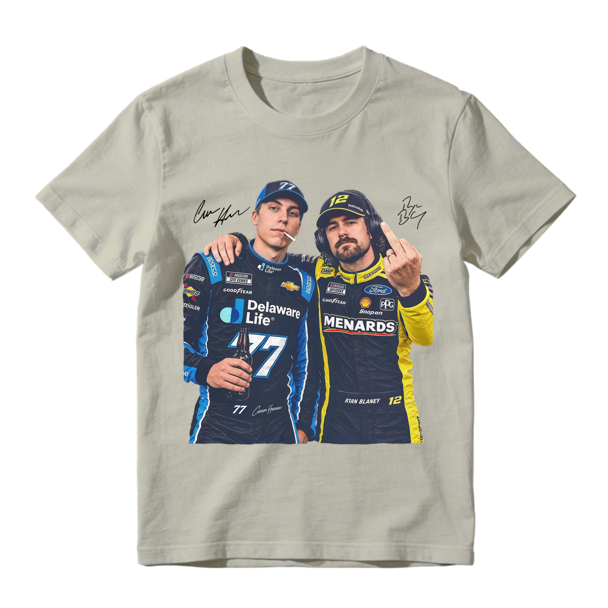 Hocevar Really Gave Blaney The Two-Piece Comfort Colors Shirt Carson Hocevar Ryan Blaney Fight Sweatshirt, Racing Graphic Tee