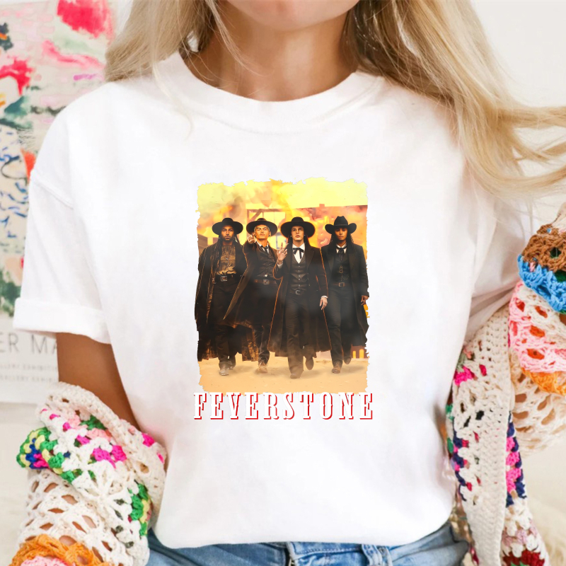 Feverstone Western Band Graphic Unisex Classic T-shirt