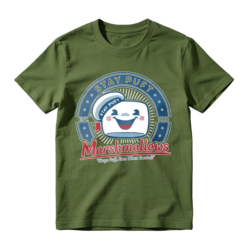 Stay Puft Marshmallows Retro Vintage Graphic T-shirt