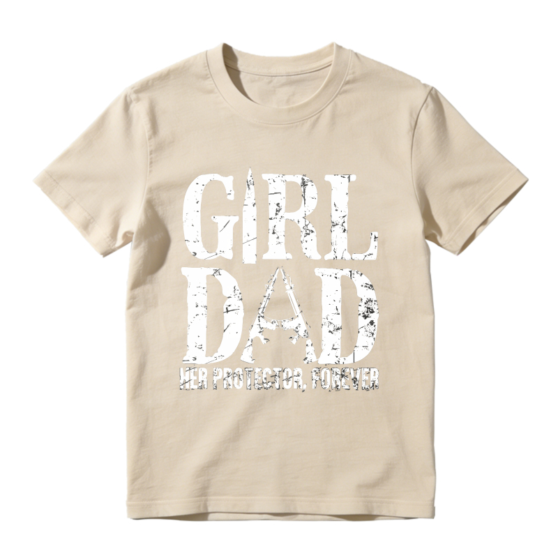 Girl Dad Her Protector Forever Unisex Classic T-shirt