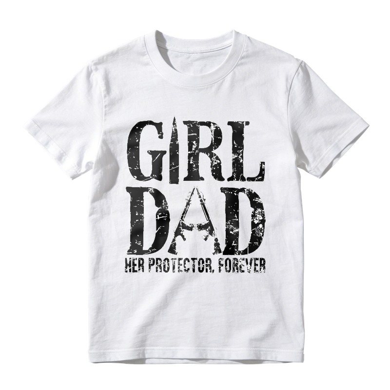 Girl Dad Her Protector Forever Unisex Classic T-shirt