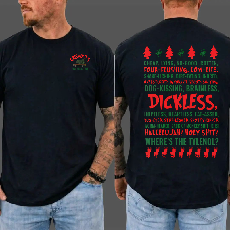 Merry Christmas Vacation Sweatshirt, National Lampoon Movie Quote Tee, Clark Griswold Shirt, Ugly Holiday Gift, Winter Family X