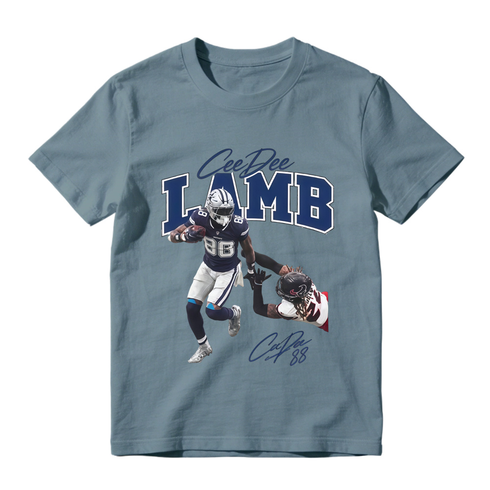 Ceedee Lamb Shirt, Vintage Sport Tee, Retro American Football Bootleg Gift