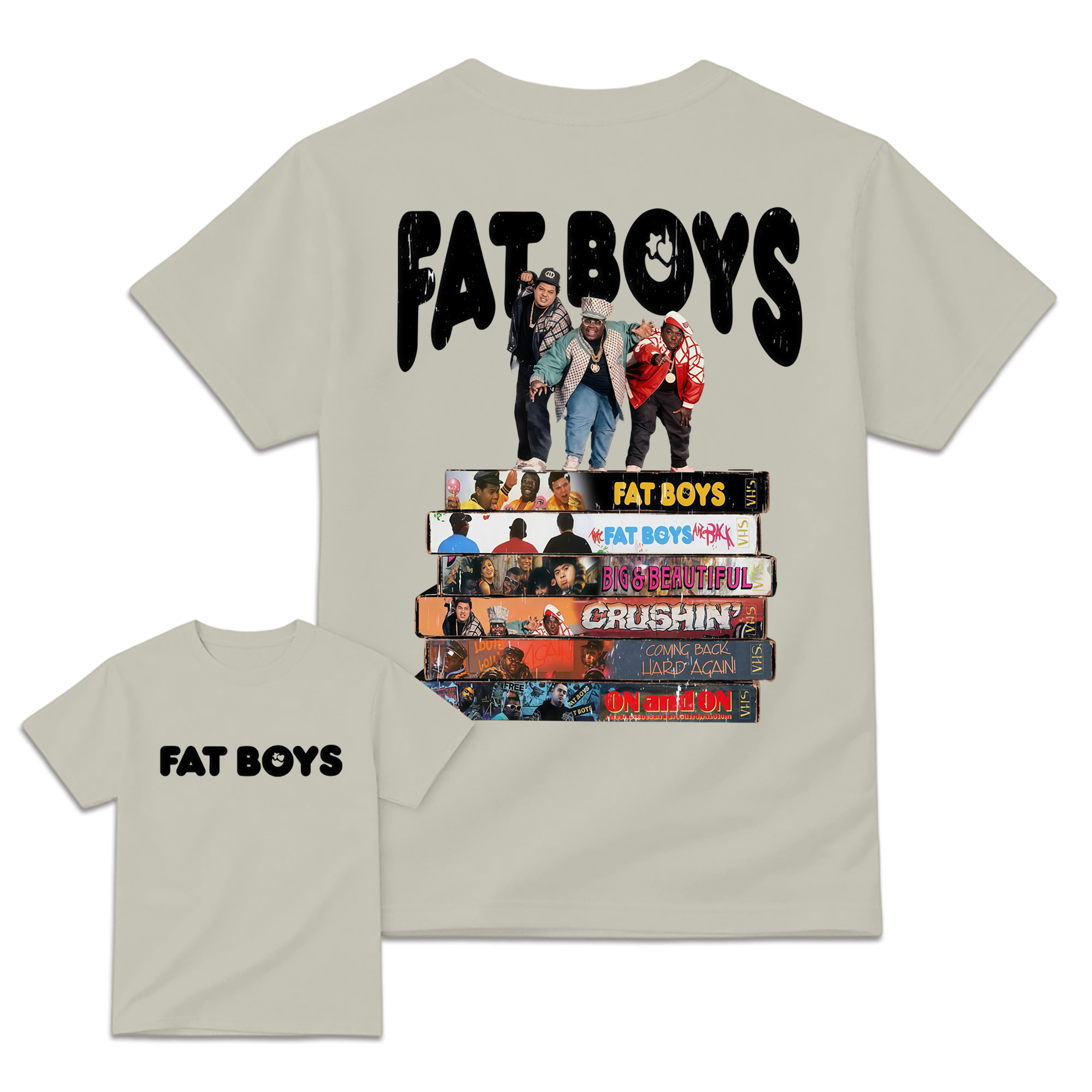 Vintage FAT B0YS Album T-Shirt, Graphic Hip Hop Music Band Shirt