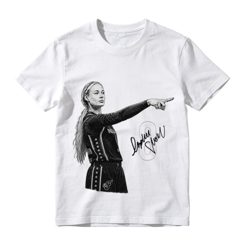 Sophie Cunningham Vintage Basketball Graphic Tee, Retro Sports Fan Unisex Cotton T-Shirt