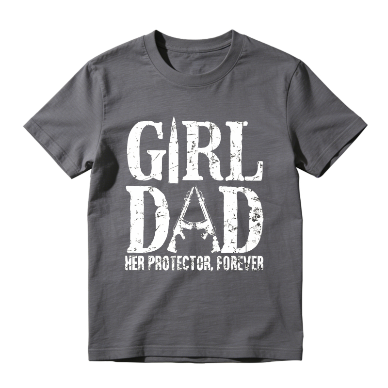 Girl Dad Her Protector Forever Unisex Classic T-shirt