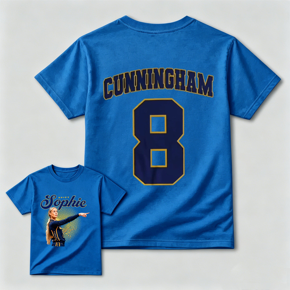 [Copy]Sophie Cunningham Vintage Basketball Graphic Tee, Retro Sports Fan Unisex Cotton T-Shirt