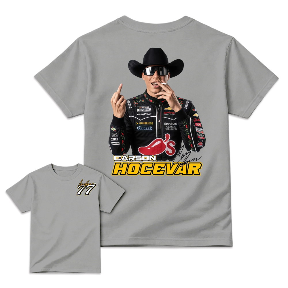 Carson H0cevar Fight Shirt, Hocevar Racing TShirt, Vintage NASCAR Graphic Tee, Hocevar Racing Fan Gift, Number 77