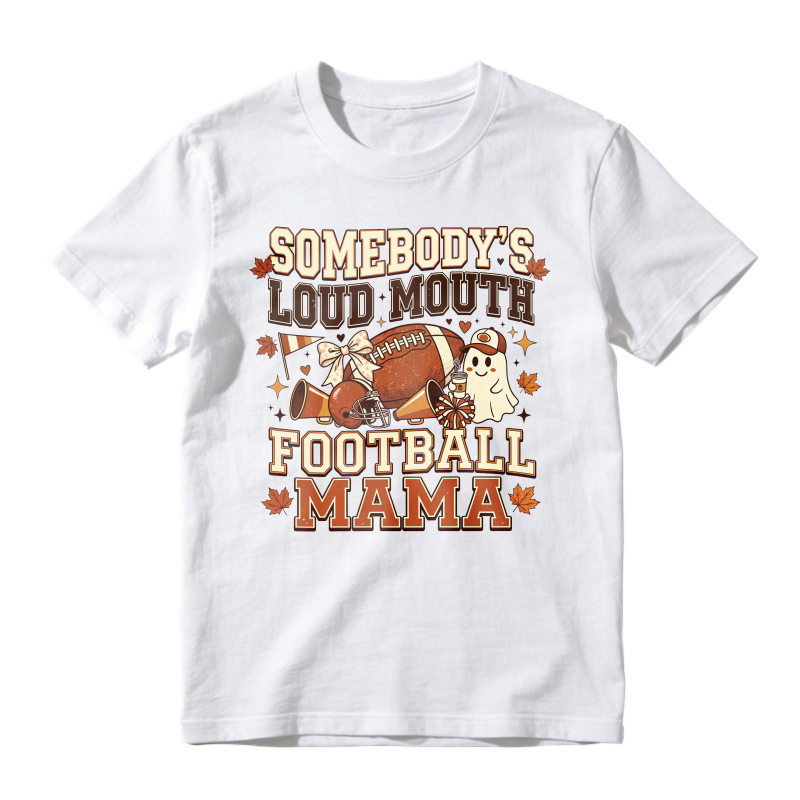 Somebody's Loud Mouth Football Mama, Unisex Classic T-shirt