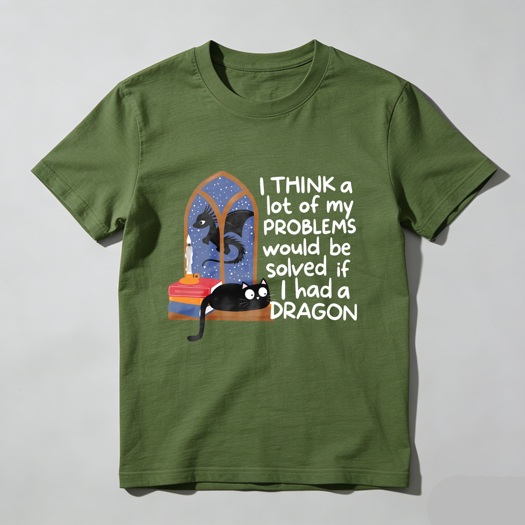 Wardrobecart I Think A Lot Of My Problems Would Be Solved If I Had A Dragon Tshirt