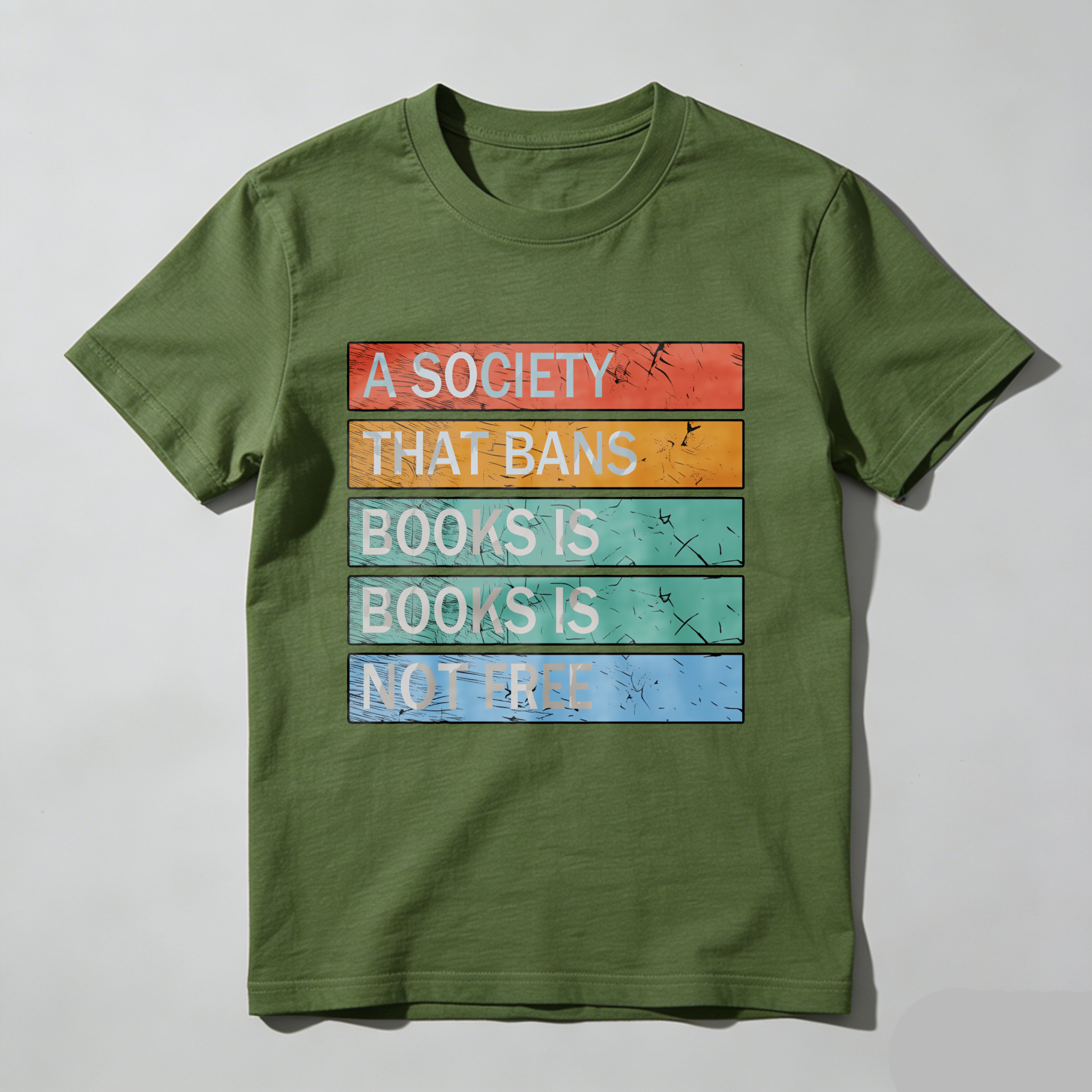 Wardrobecart A Society That Bans Books Is Not Free tshirt