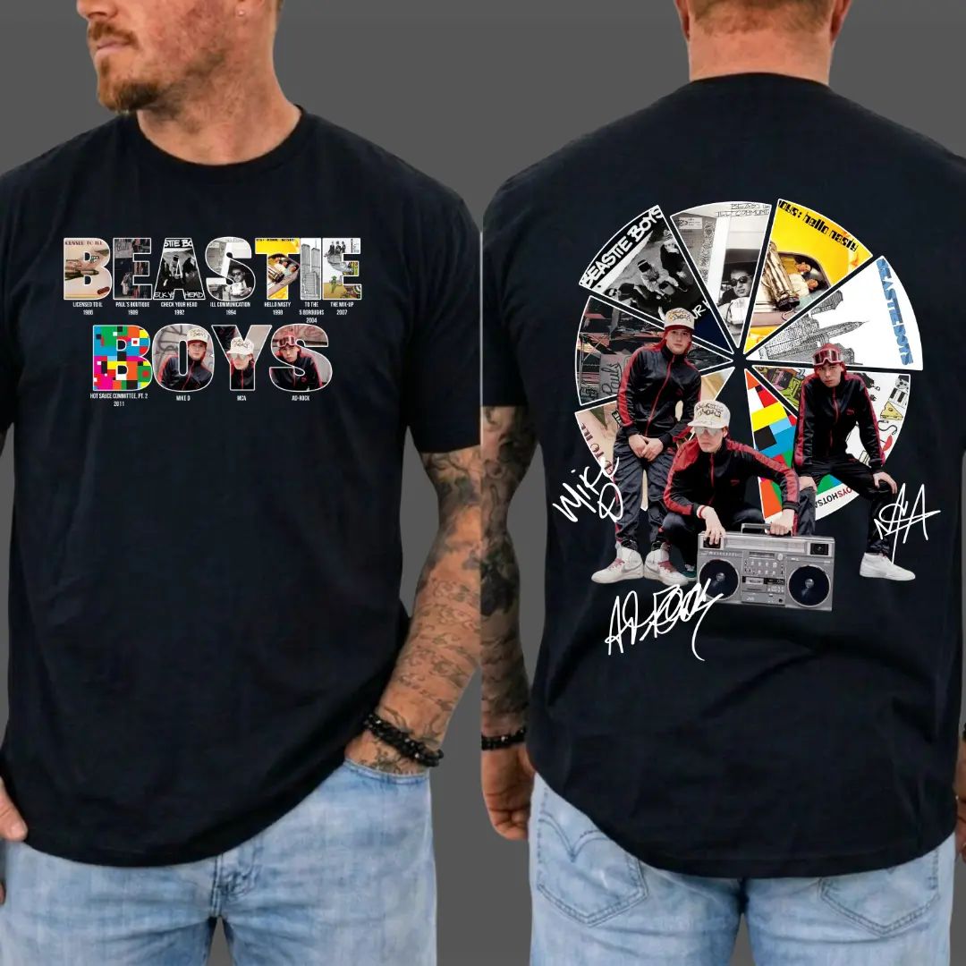 To Honor Beastie Boys Album Hip Hop Music Band T-shirt