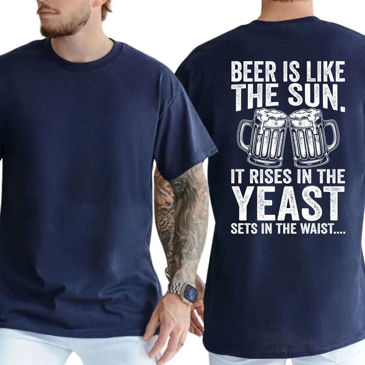 Beer Is Like The Sun Funny Beer Lover T-Shirt