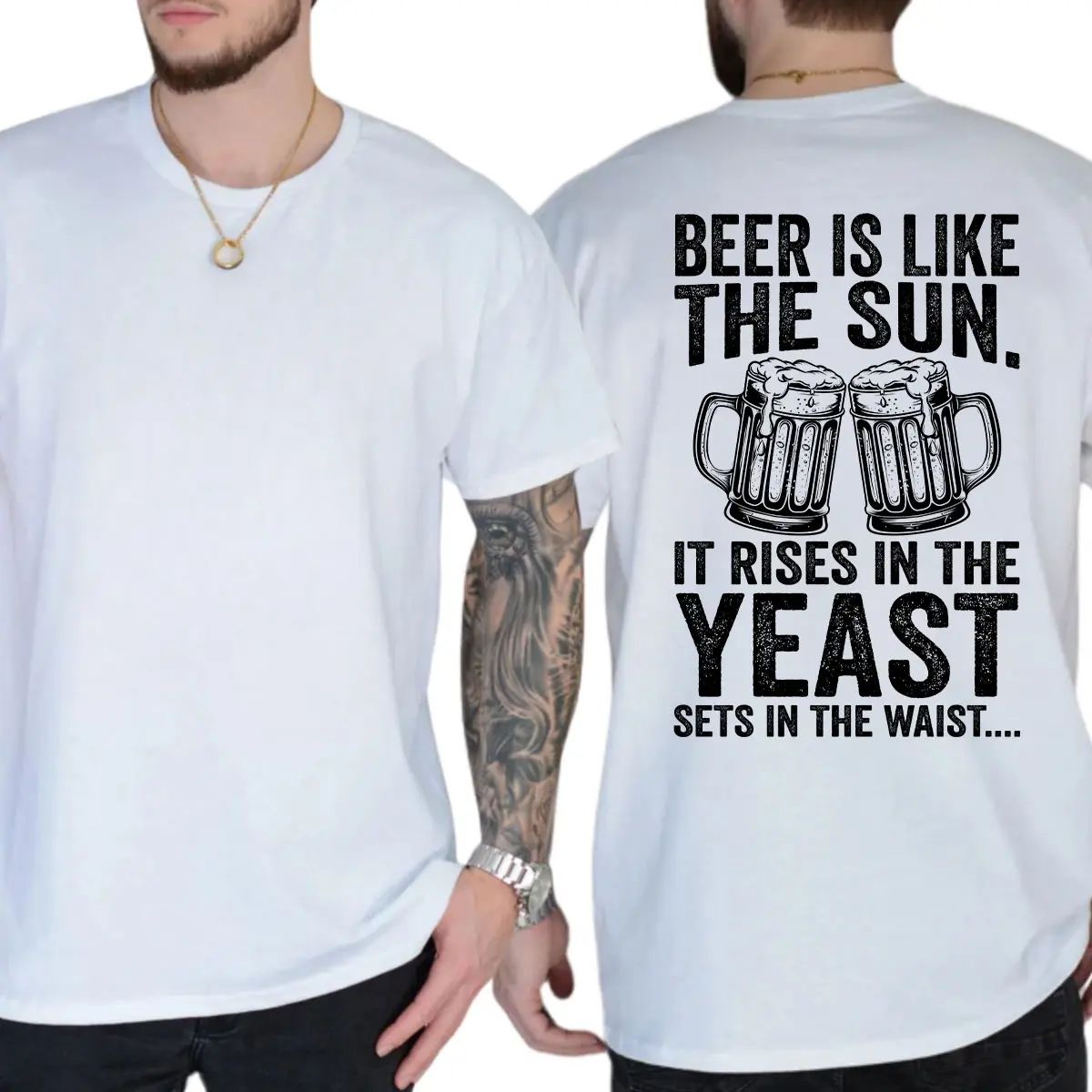 Beer Is Like The Sun Funny Beer Lover T-Shirt