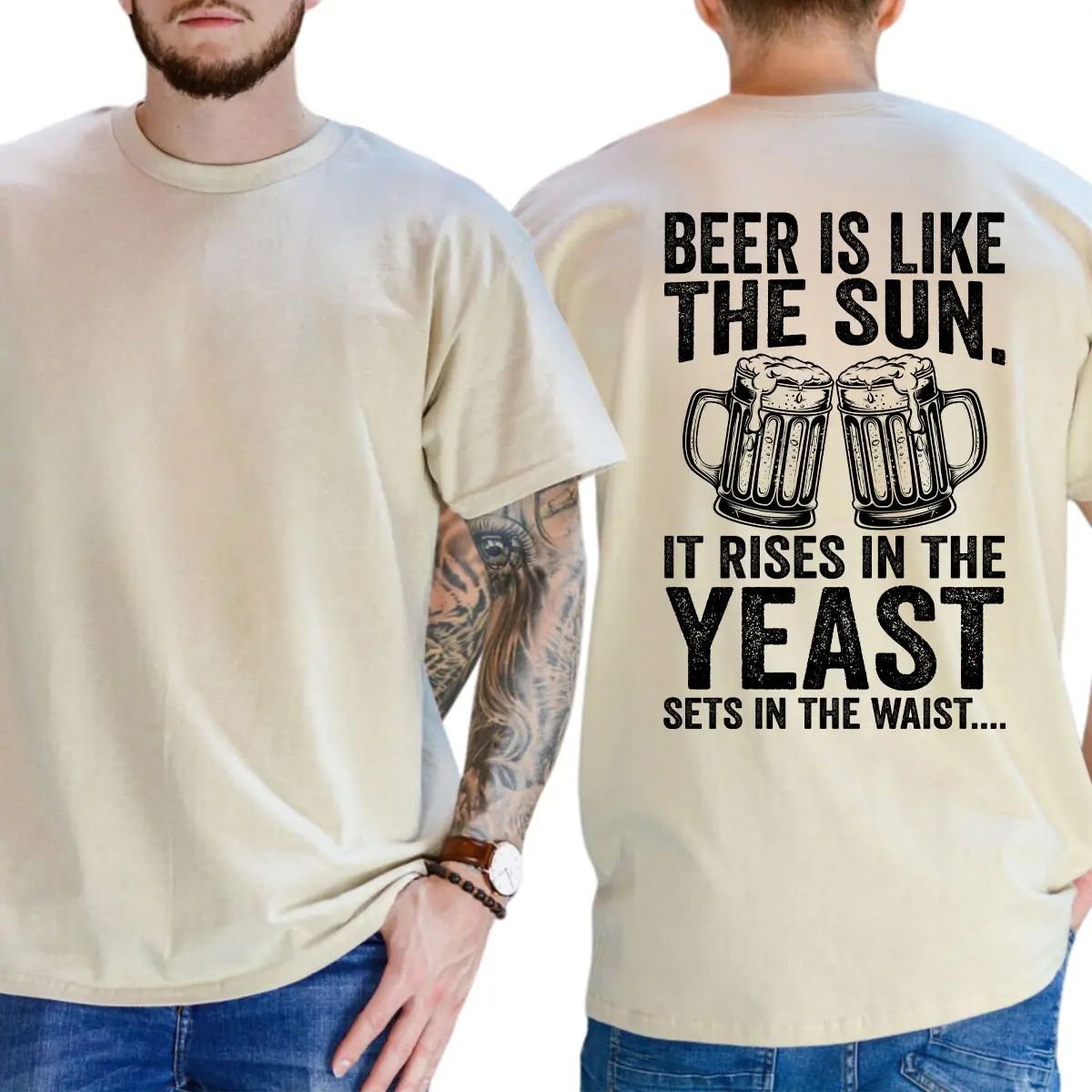 Beer Is Like The Sun Funny Beer Lover T-Shirt