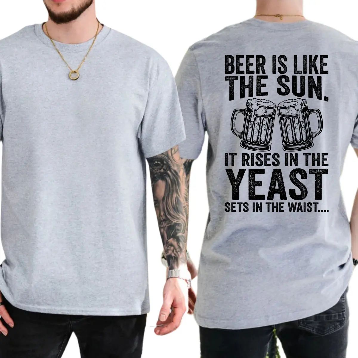 Beer Is Like The Sun Funny Beer Lover T-Shirt