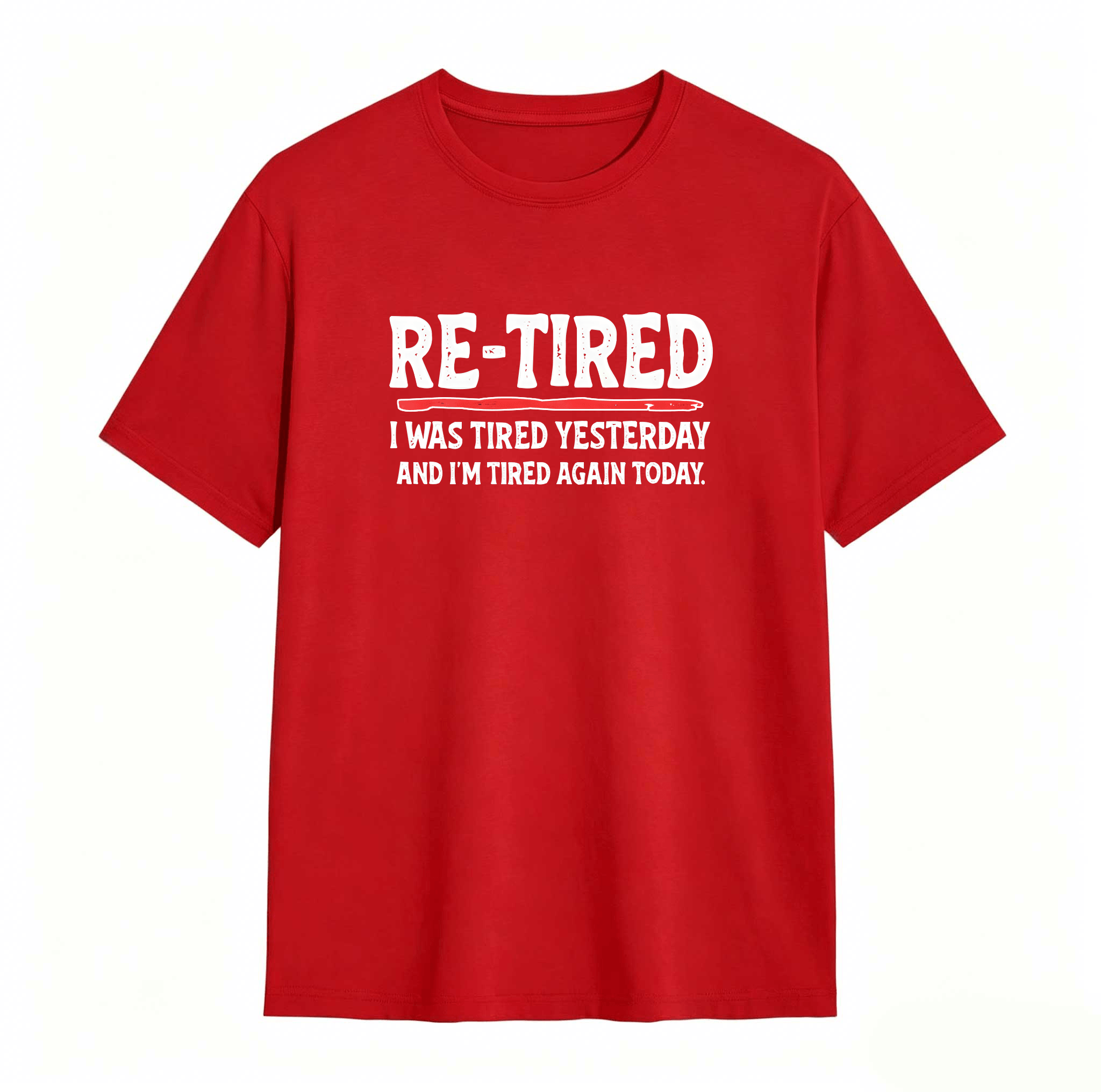 Dorawear™ Sarcastic Quote T-Shirt for Teens – 100% Cotton Re-Tired Lazy Retired Design Womenswear Womenswear Smooth Smooth Smooth Seamless Unisex Seamless Unisex