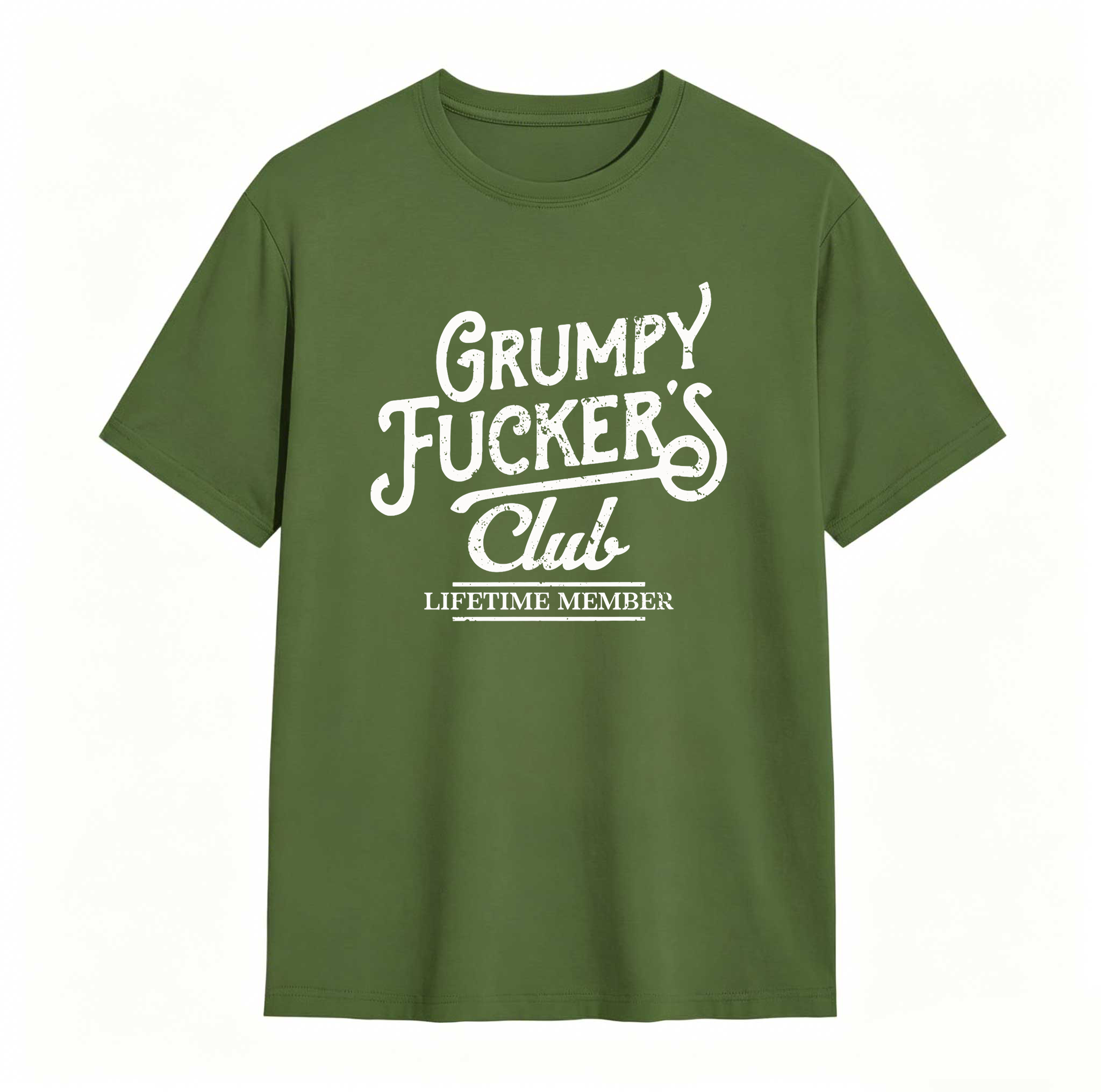 Dorawear™  Mens Funny T Shirts Grumpy F*ckers Club Sarcastic Graphic Novelty Tee For Men Mens Funny T Shirts Cool Vintage Fashion T-Shirt