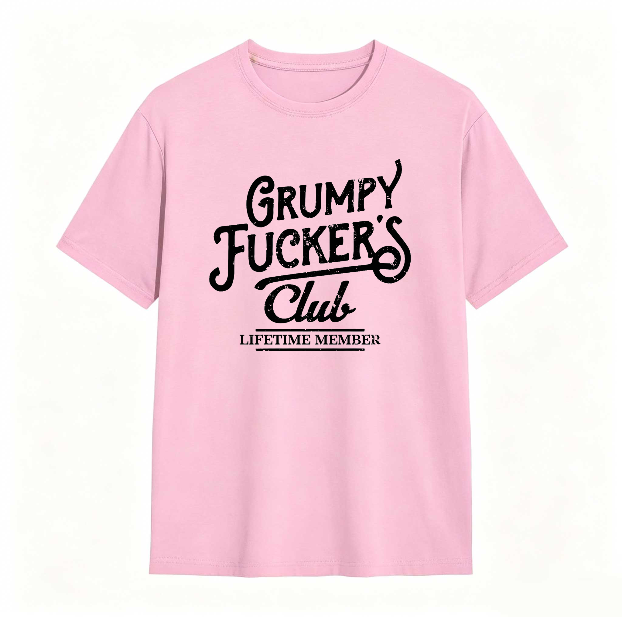 Dorawear™  Mens Funny T Shirts Grumpy F*ckers Club Sarcastic Graphic Novelty Tee For Men Mens Funny T Shirts Cool Vintage Fashion T-Shirt