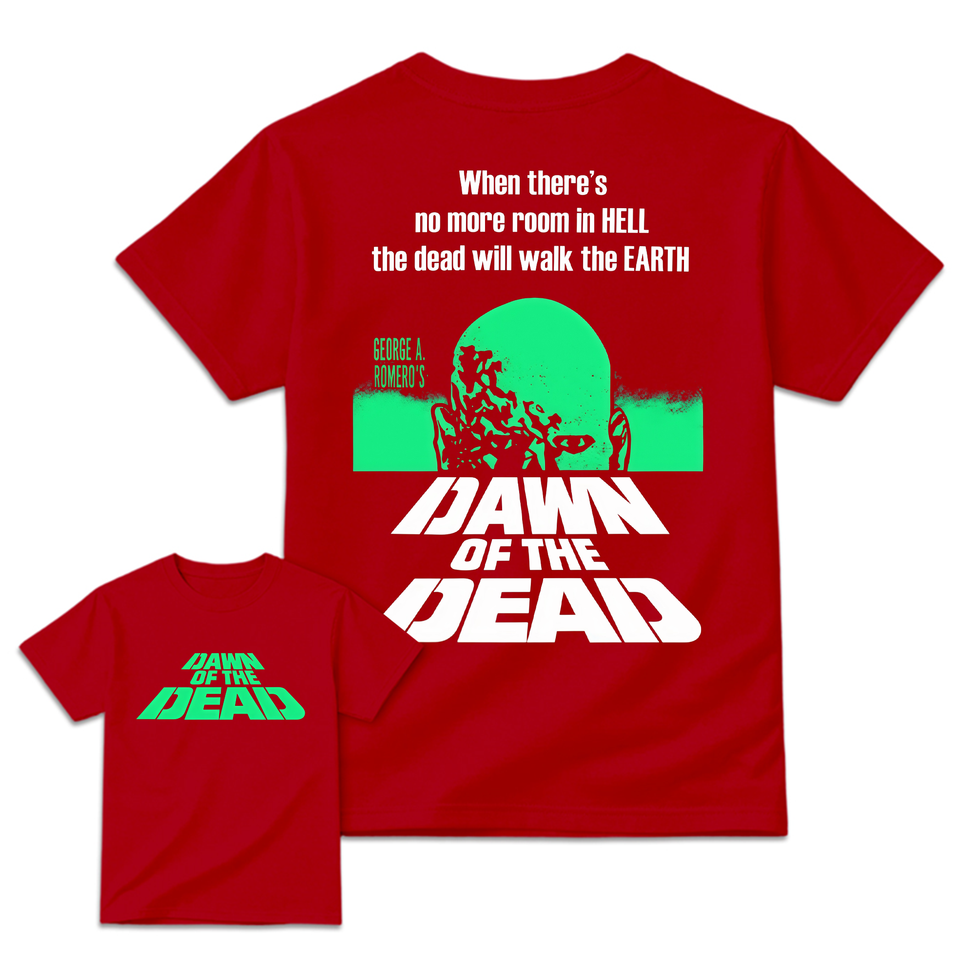 Dawn of The De@d Retro Halloween Horror Movie Graphic Tee