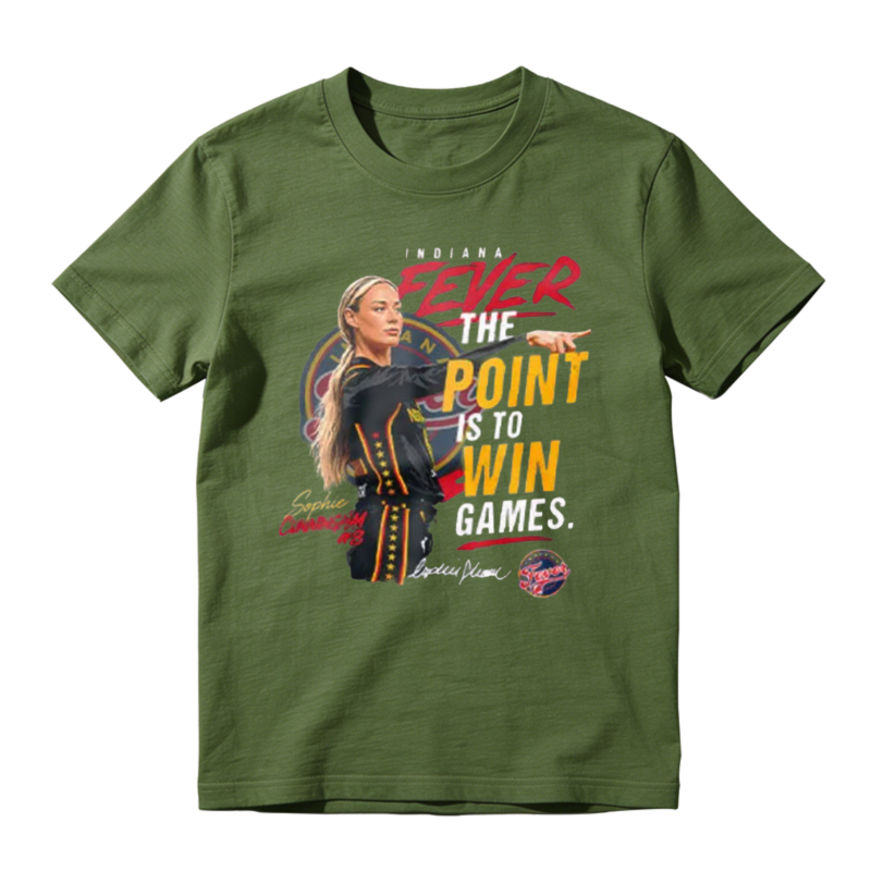 Indiana Fever The Point Is To Win Games Sophie Cunningham Unisex Classic T-shirt