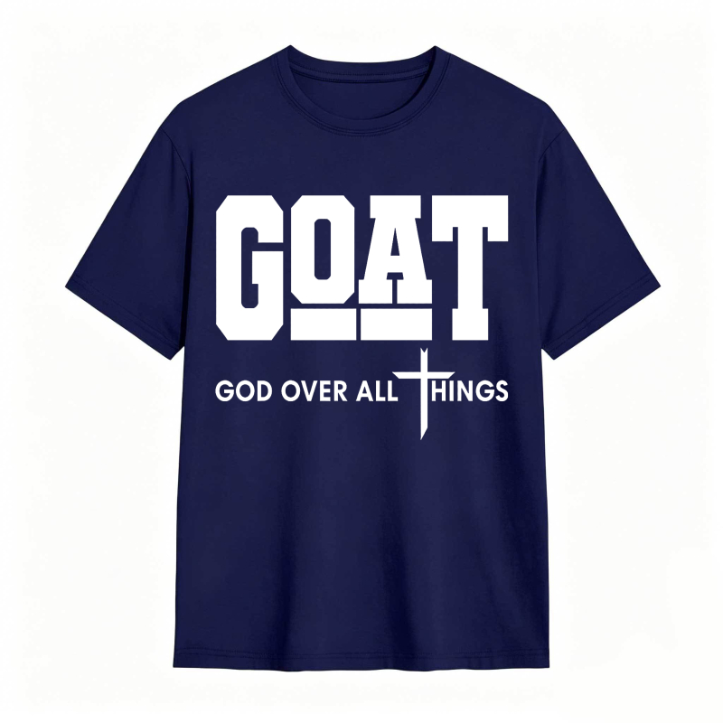 GOAT (“God Over All Things”) graphic T-shirt