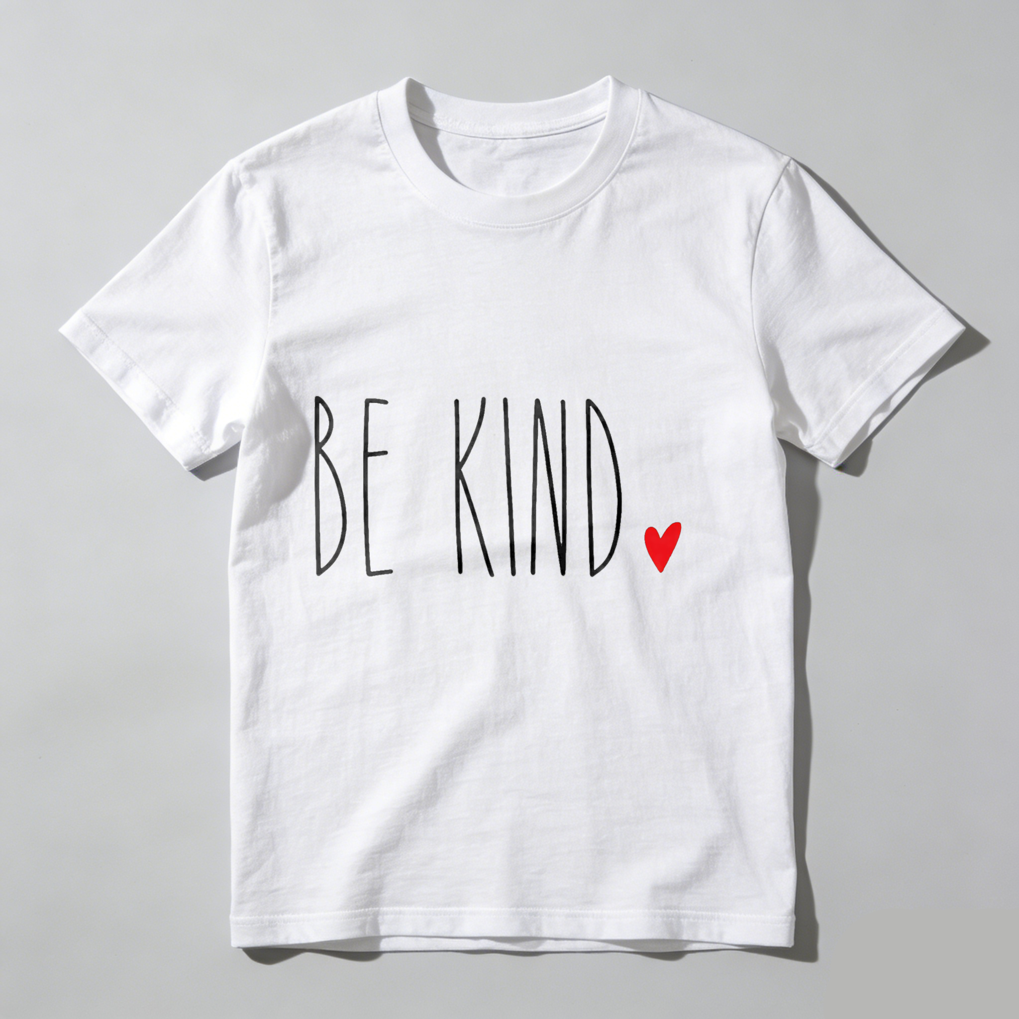 Dorawear™Be Kind With Red Heart Symbol T Shirt-Dorawear