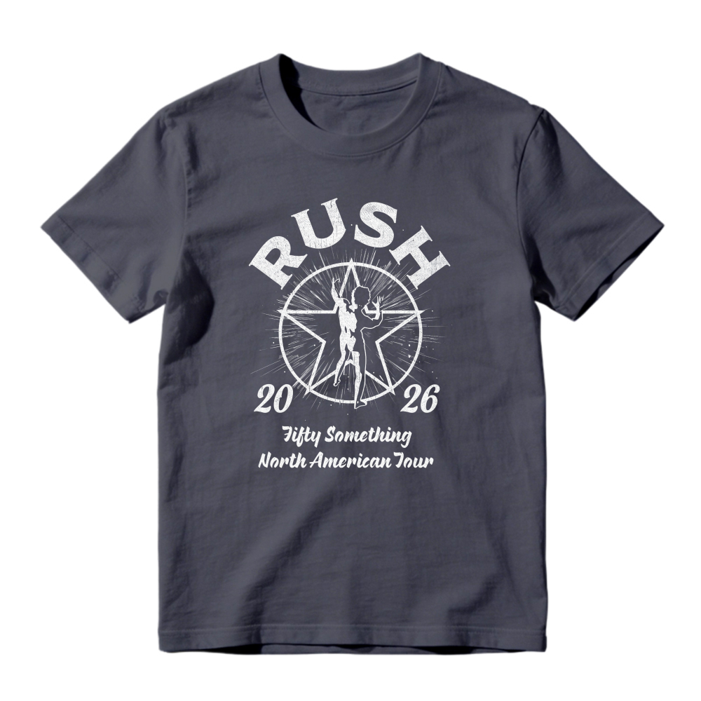 Rush 2026 Fifty Something North American Tour Star Man Graphic T-shirt