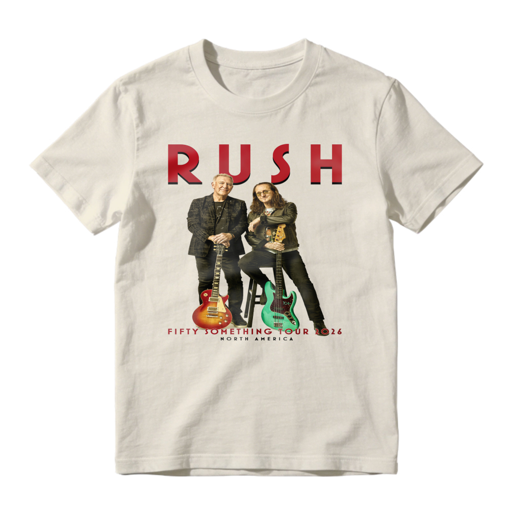 Rush Band Fifty Something Tour 2004 North America Graphic T-shirt