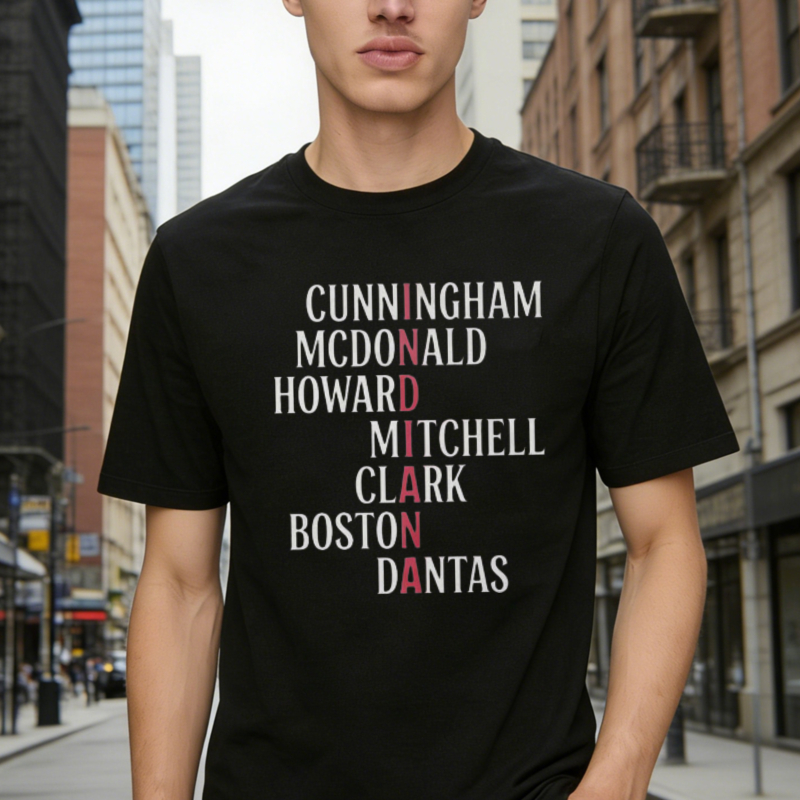 Cunningham Mcdonald Howard Mitchell Clark Boston Dantas Name List Unisex Classic T-shirt