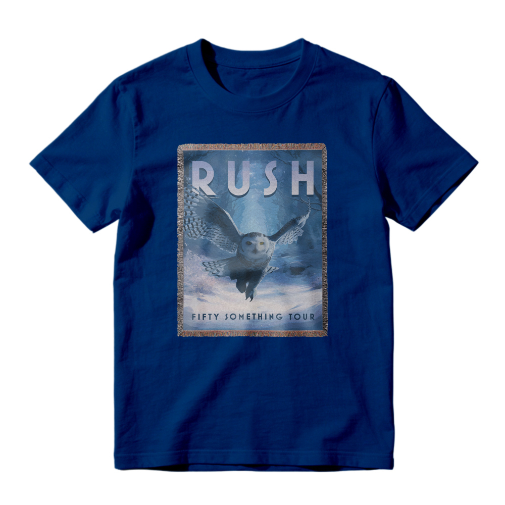Rush Fifty Something Tour Owl Graphic T-shirt