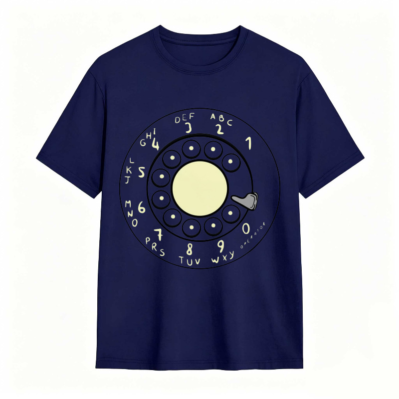 Vintage Rotary Phone Dial T-Shirt