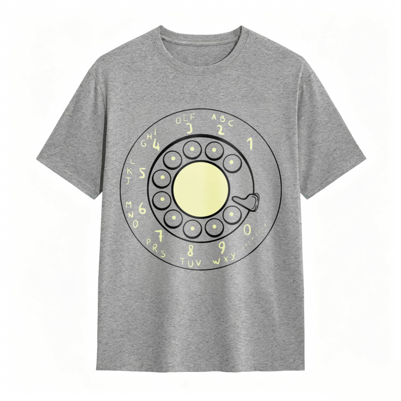 Vintage Rotary Phone Dial T-Shirt