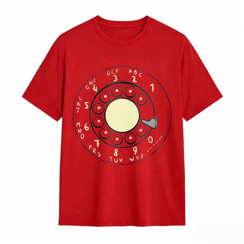 Vintage Rotary Phone Dial T-Shirt