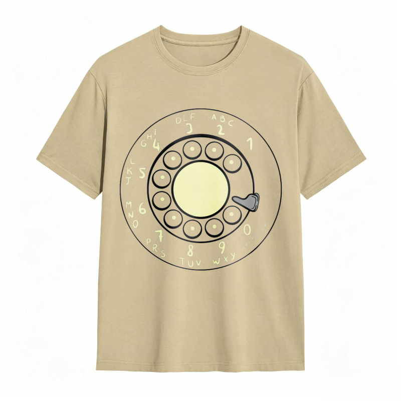 Vintage Rotary Phone Dial T-Shirt
