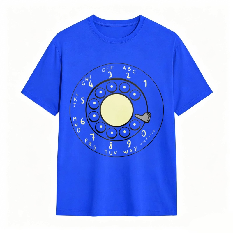 Vintage Rotary Phone Dial T-Shirt