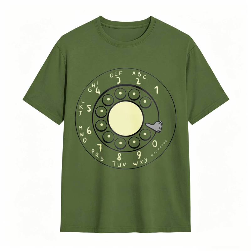 Vintage Rotary Phone Dial T-Shirt